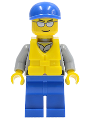 LEGO Coast Guard City - Rescuer, Cap minifigure