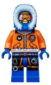 LEGO Arctic Explorer, Male with Orange Goggles minifigure