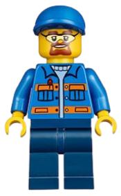 LEGO Snowplow Driver minifigure