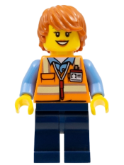 LEGO Service Car Female Driver minifigure