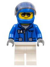 LEGO City Square Helicopter Pilot minifigure