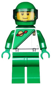 LEGO Statue - City Square Lego Store, Futuron Green (Space) minifigure