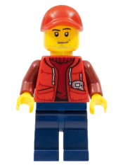 LEGO Deep Sea Submariner Male, Red Cap minifigure