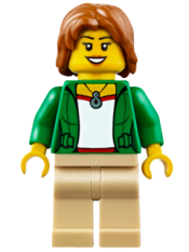 LEGO Camper - Female, Tan Legs minifigure