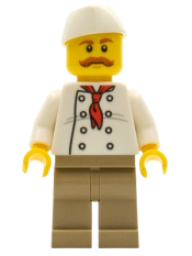 LEGO Hot Dog Vendor minifigure