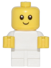 LEGO Baby - White Body with Yellow Hands minifigure