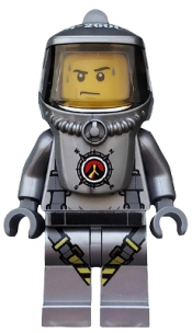 LEGO Volcano Explorer - Male Scientist with Heatsuit, Sweat Drops minifigure