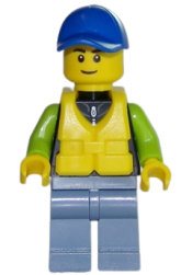 LEGO Catamaran Operator, Male minifigure