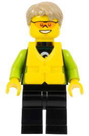 LEGO Beachgoer - Kayaker minifigure