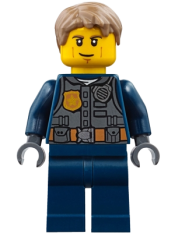 LEGO Police - City Chase McCain - Dark Blue Uniform minifigure