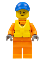 LEGO Coast Guard City - Rescue, Life Jacket minifigure