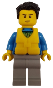 LEGO Coast Guard City - Sailboat Passenger minifigure