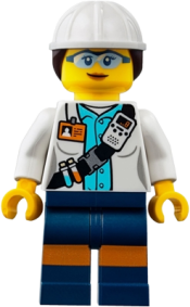 LEGO Miner - Female Scientist minifigure