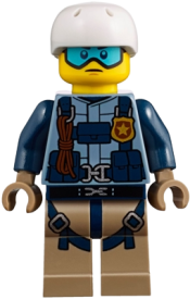 LEGO Mountain Police - Officer Male, Jacket with Harness minifigure