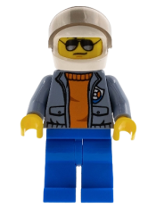LEGO Coast Guard City - Helicopter Pilot with Sunglasses minifigure