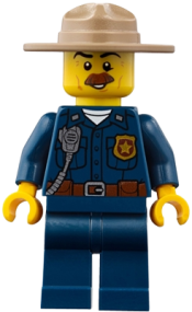 LEGO Mountain Police - Police Chief Male minifigure