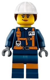 LEGO Miner - Female Explosives Engineer minifigure