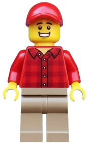 LEGO Popcorn Vendor minifigure