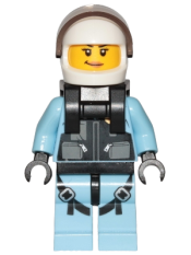 LEGO Sky Police - Jet Pilot, Female with Neck Bracket (for Jet Pack) minifigure