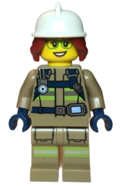 LEGO Fire Fighter, Female - Freya McCloud minifigure