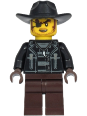 LEGO Police - Crook Snake Rattler minifigure