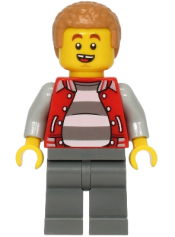 LEGO Police - Crook Hacksaw Hank minifigure