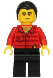 LEGO Police - Crook Vito, Red Shirt minifigure