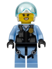 LEGO Police Officer - Rooky Partnur, Jet Pilot minifigure