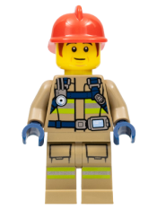 LEGO Firefighter Bob without Air Tanks minifigure