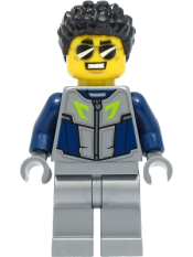 LEGO Duke DeTain - Flat Silver Race Suit minifigure