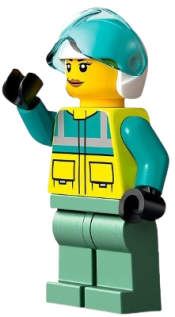 LEGO Rescue Helicopter Pilot - Female minifigure