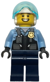 LEGO Police - City Helicopter Pilot, Allen minifigure