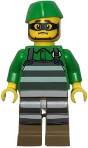 LEGO Police - Jail Prisoner Chef with Apron minifigure