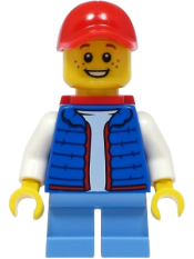 LEGO Billy - Blue Vest, Red Backpack minifigure