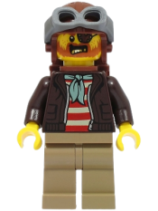 LEGO Chuck D. Goldberg - Stuntz Driver minifigure