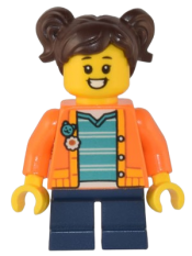 LEGO Madison (Maddy) - Orange Jacket minifigure