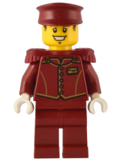 LEGO Tippy - Dark Red Uniform minifigure