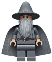 LEGO Gandalf the Grey - Wizard / Witch Hat, Long Cheek Lines minifigure