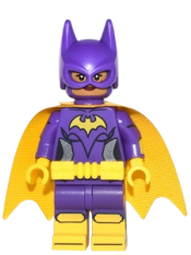 LEGO Batgirl - Yellow Cape, Dual Sided Head with Smile / Scared Pattern minifigure