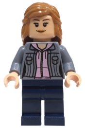 LEGO Hermione Granger, Jacket over Bright Pink Hoodie minifigure
