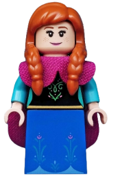 LEGO Anna, Disney, Series 2 (Minifigure Only without Stand and Accessories) minifigure