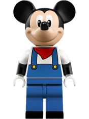 LEGO Mickey Mouse - Blue Overalls, Red Bandana minifigure