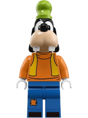 LEGO Goofy - Turtleneck Top and Bright Light Orange Vest minifigure