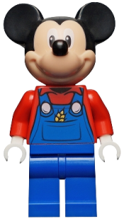 LEGO Mickey Mouse - Blue Overalls and Red Top minifigure