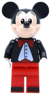 LEGO Mickey Mouse, Tuxedo Jacket, Red Bow Tie minifigure