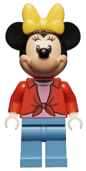 LEGO Minnie Mouse - Red Open Shirt minifigure