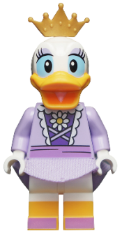 LEGO Daisy Duck - Lavender Dress, Gold Crown minifigure