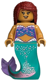 LEGO Ariel, Mermaid (Medium Nougat) minifigure