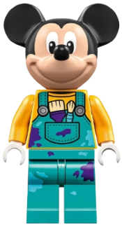 LEGO Mickey Mouse - Dark Turquoise Overalls minifigure