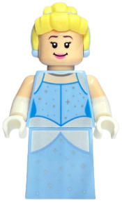 LEGO Cinderella - Bright Light Blue Dress, White Gloves minifigure
